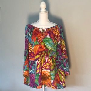 Ralph Lauren | Plus Size Floral Blouse 3X